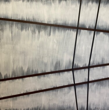 Картина под названием ""Christo"" - Pascal Brel, Подлинное произведение искусства, Акрил Установлен на Деревянная рама для н…
