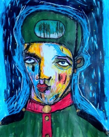 Peinture intitulée "FRONT" par Pascal Briba, Œuvre d'art originale, Acrylique