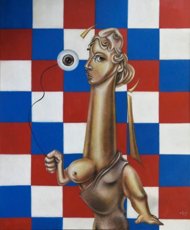 Peinture intitulée "Marianne" par Pascal Buffard, Œuvre d'art originale