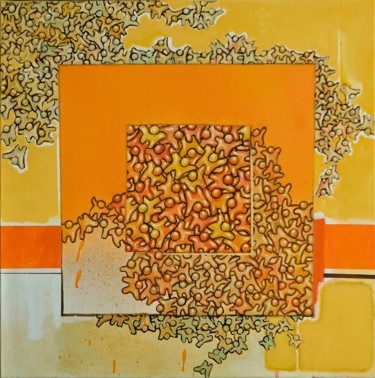 Peinture intitulée "sans titre" par Pascal Buffard, Œuvre d'art originale, Huile