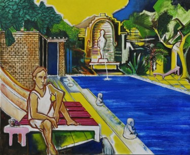 Peinture intitulée "Phuket" par Pascal Buffard, Œuvre d'art originale, Huile