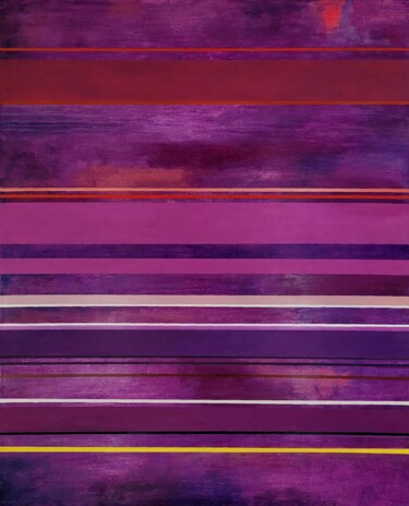 绘画 标题为“Violets” 由Pascal Buffard, 原创艺术品, 油