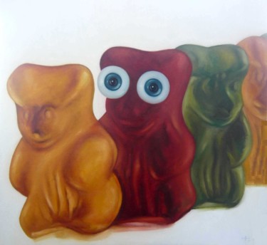 Malerei mit dem Titel "Glucides" von Pascal Buffard, Original-Kunstwerk