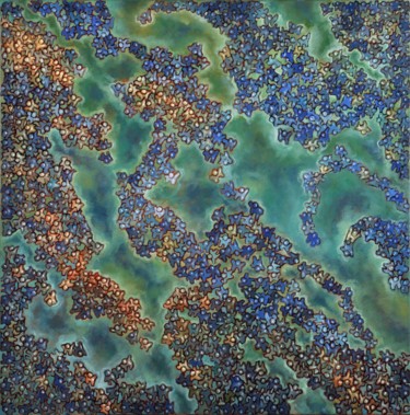Pintura intitulada "water-war" por Pascal Buffard, Obras de arte originais
