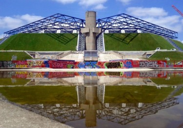 Fotografia intitolato "Palais omnisports B…" da Pascal Buffard, Opera d'arte originale