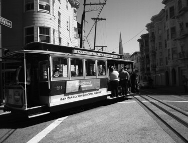 Photographie intitulée "TRAMWAY San Francis…" par Pascal Carro (PKRO), Œuvre d'art originale, Photographie non manipulée