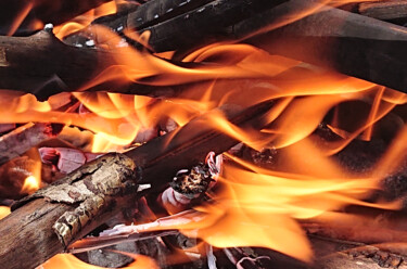 Photographie intitulée "Fire" par Pascal Carro (PKRO), Œuvre d'art originale, Photographie manipulée