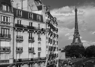 Fotografia intitolato "Haussmann et la Gra…" da Pascal Carro (PKRO), Opera d'arte originale, Fotografia digitale