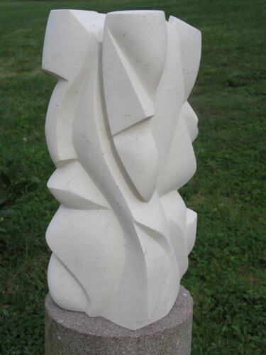 雕塑 标题为“761 Douceur” 由Pascal Cavalli, 原创艺术品, 石
