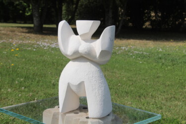 Skulptur mit dem Titel "23 075 Donna" von Pascal Cavalli, Original-Kunstwerk, Stein