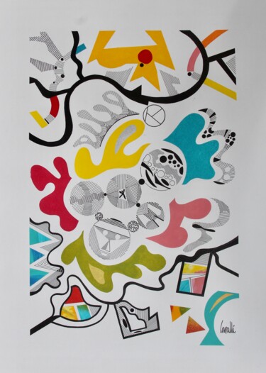 Malerei mit dem Titel "23081" von Pascal Cavalli, Original-Kunstwerk, Acryl