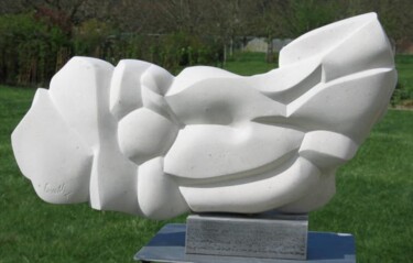 Sculpture intitulée "Mouvance" par Pascal Cavalli, Œuvre d'art originale, Pierre