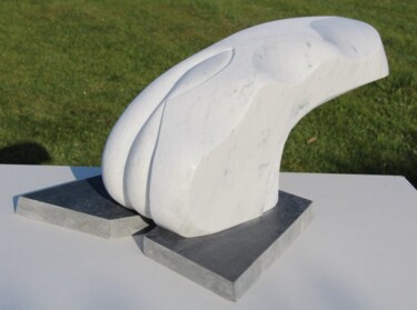 Sculpture intitulée "1206 marbre de Carr…" par Pascal Cavalli, Œuvre d'art originale, Pierre