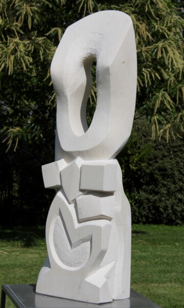 Sculpture intitulée "Una forma" par Pascal Cavalli, Œuvre d'art originale, Pierre