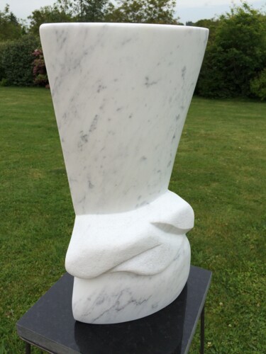 Sculpture titled "Spatial" by Pascal Cavalli, Original Artwork, Stone