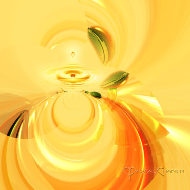 Arts numériques intitulée "Parfum d'Orange" par Pascal Chanier, Œuvre d'art originale