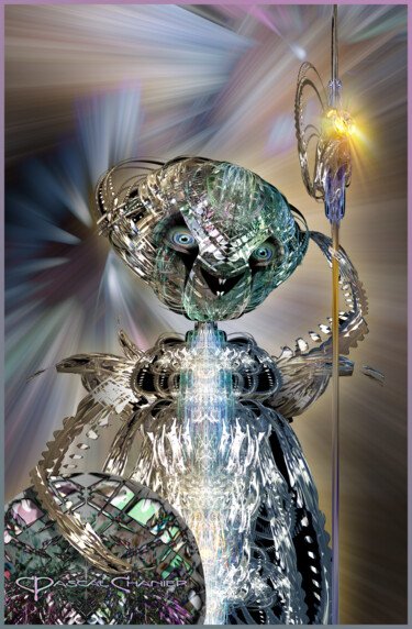Arts numériques intitulée "Mammme Alien" par Pascal Chanier, Œuvre d'art originale