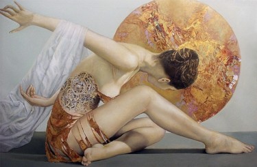 Pintura intitulada "danseuse" por Pascal Dugourd, Obras de arte originais