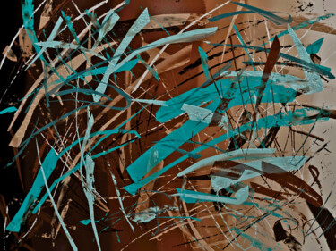 Arte digital titulada "Aqua" por Pascal Gagné, Obra de arte original, Pintura Digital
