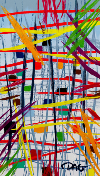 Grafika cyfrowa / sztuka generowana cyfrowo zatytułowany „Colorfull” autorstwa Pascal Gagné, Oryginalna praca, Malarstwo cyf…