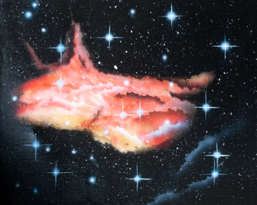 Peinture intitulée "NGC-59210" par Pascal Genevois, Œuvre d'art originale, Acrylique Monté sur Châssis en bois