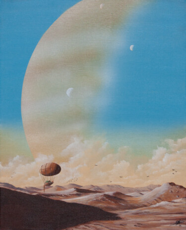 Peinture intitulée "Planète rouille - L…" par Pascal Genevois, Œuvre d'art originale, Acrylique Monté sur Châssis en bois