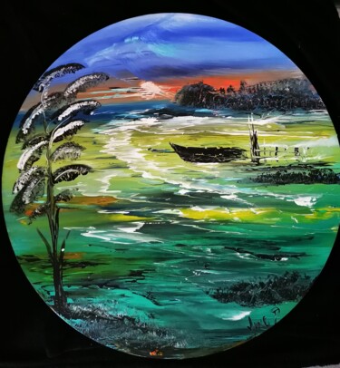 Malerei mit dem Titel "imagination" von Pascal Jung, Original-Kunstwerk, Öl