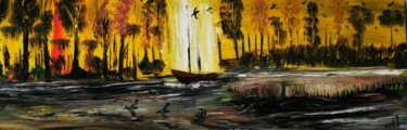 Peinture intitulée "Apparitions" par Pascal Jung, Œuvre d'art originale, Huile