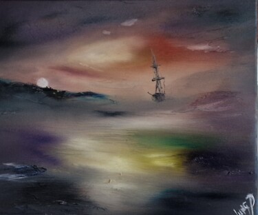Peinture intitulée "Home by the sea #4#…" par Pascal Jung, Œuvre d'art originale, Huile