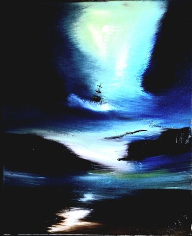 Peinture intitulée "Somewhere in North" par Pascal Jung, Œuvre d'art originale, Huile