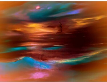 Painting titled "Emotzione #22" by Pascal Jung, Original Artwork, Oil