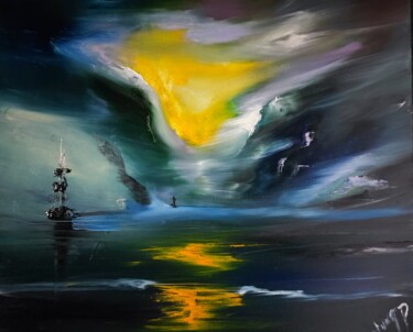 Pintura titulada "Paradis perdu" por Pascal Jung, Obra de arte original, Oleo