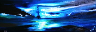 Malerei mit dem Titel "Storm #Vivaldi" von Pascal Jung, Original-Kunstwerk, Öl