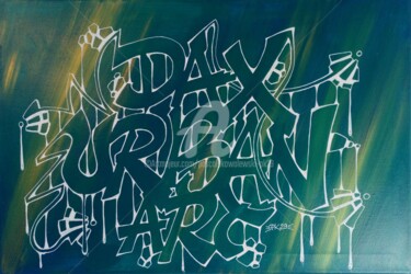 Pintura titulada "Graffiti-Art - "DAX…" por Pascal Kowalewski (PK29), Obra de arte original, Acrílico Montado en Bastidor de…