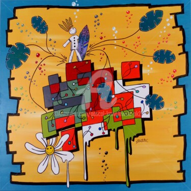 Pintura titulada "VIVRE, AVANT QU'IL…" por Pascal Kowalewski (PK29), Obra de arte original, Acrílico Montado en Bastidor de…