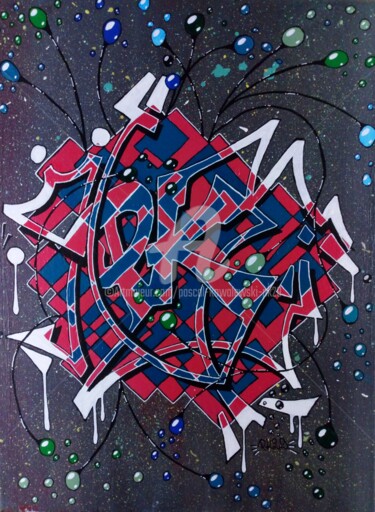 Peinture intitulée "Graffiti - "La Pris…" par Pascal Kowalewski (PK29), Œuvre d'art originale, Acrylique Monté sur Châssis e…