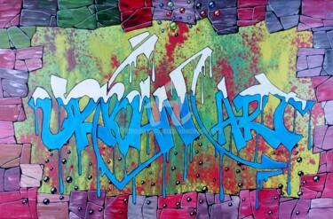 "Urban-Art Graffiti…" başlıklı Tablo Pascal Kowalewski (PK29) tarafından, Orijinal sanat, Akrilik Ahşap Sedye çerçevesi üzer…