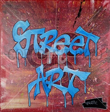 Painting titled "Graff "Street-Art"" by Pascal Kowalewski (PK29), Original Artwork, Acrylic Mounted on Wood Stretcher frame