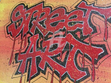 Malerei mit dem Titel "Graffiti Street-Art" von Pascal Kowalewski (PK29), Original-Kunstwerk, Acryl Auf Karton montiert