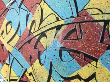 Pintura titulada "Tarbes Graffiti" por Pascal Kowalewski (PK29), Obra de arte original, Acrílico Montado en Bastidor de cami…