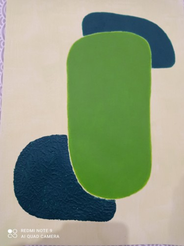 Peinture intitulée "Vert" par Pascal Lavoquet, Œuvre d'art originale, Acrylique