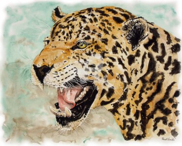제목이 "Le jaguar à soif"인 미술작품 Pascal Lenoble로, 원작