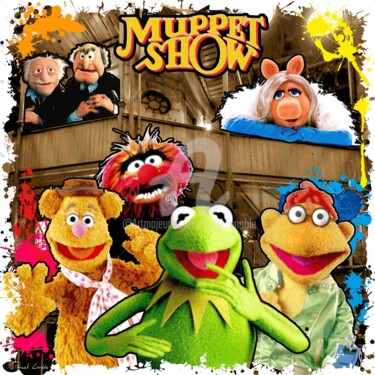 Цифровое искусство под названием "Muppet Show" - Pascal Lenoble, Подлинное произведение искусства