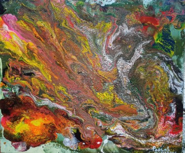 Peinture intitulée "Peaux de serpents" par Pascal, Œuvre d'art originale, Acrylique