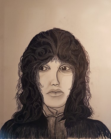 Drawing titled "portrait" by Pascal, Original Artwork, Ballpoint pen