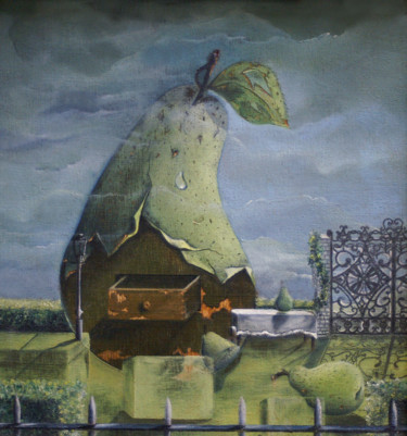 Peinture intitulée "metamorphose.jpg" par Pascal Piro, Œuvre d'art originale, Huile