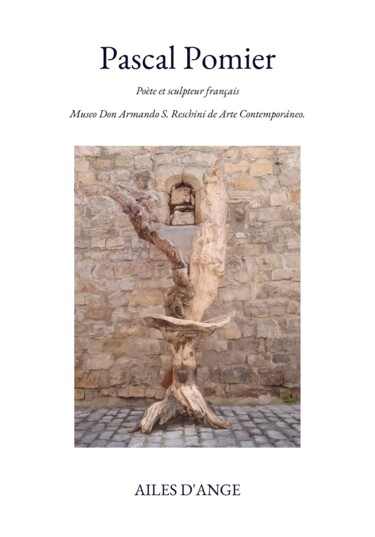 Skulptur mit dem Titel "Ailes d'ange" von Pascal Pomier, Original-Kunstwerk, Holz
