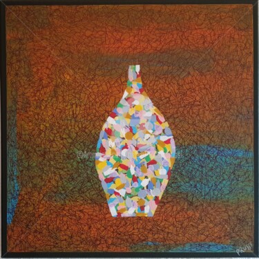 Painting titled "Addiction-recycling…" by Pascal Russi (PRussi), Original Artwork, Acrylic