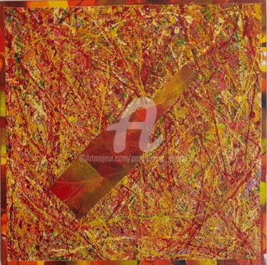 Malerei mit dem Titel "Le flacon d'automne…" von Pascal Russi (PRussi), Original-Kunstwerk, Acryl