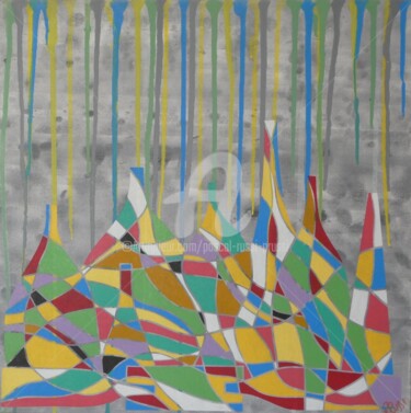 제목이 "Addiction- La desce…"인 미술작품 Pascal Russi (PRussi)로, 원작, 아크릴
